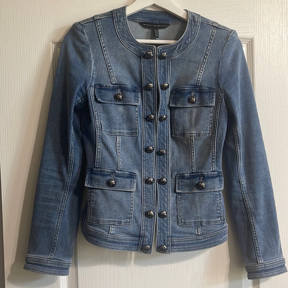 White House black market, size 2, denim jacket